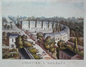 Projet de logement (achevé) dans le Quartier Orléans, rue Halle, vers 1840-50