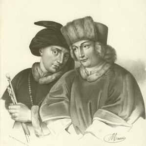 Hubert (1366-1426) et Jan van Eyck (1370-1441), artistes flamands - French School