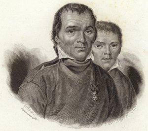 Hubert Goffin et son fils Mathieu - French School