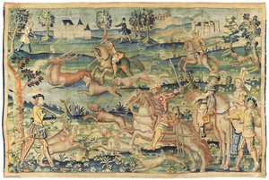 Tapisserie de chasse, probablement Paris, début du XVIe siècle