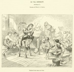 Ichabod Crane dans son école