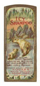 Étiquette Shampooing Glacé, Nogara