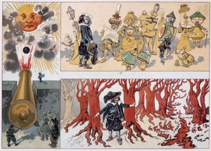Illustration de Cyrano de Bergerac dans son roman L