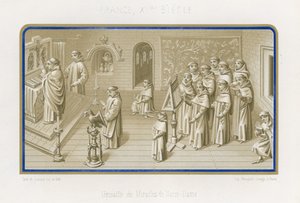 Image en grisaille des Miracles de Notre-Dame - French School