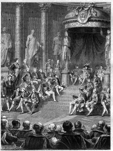 Séance impériale au Sénat : discours de Napoléon sur la constitution du nouveau royaume d
