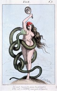 De cent façons vous pouvez le prendre, il est à louer, mais pas à vendre (Thiers en serpent entoure Marianne)