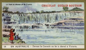 Devant les chutes Horseshoe, Victoria, Australie - French School
