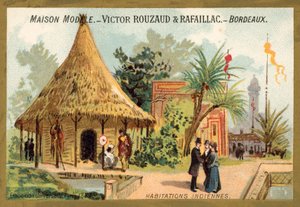 Habitations indiennes, Exposition Universelle, Paris