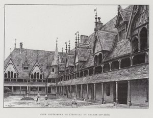 Cour intérieure des Hospices de Beaune - French School