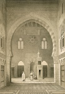 Intérieur de la mosquée de Qaitbay, Le Caire - French School