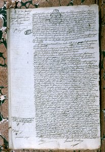 Interrogatoire du cardinal de Rohan (1734-1803), janvier 1786 - French School