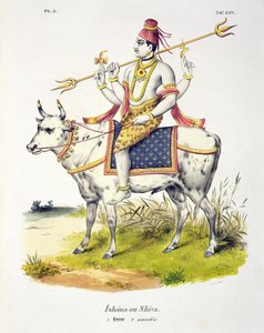 Ishana ou Shiva, gravé par C. de Motte (1785-1836)