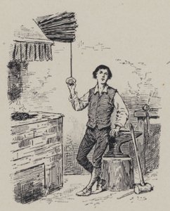 Le compositeur italien Gioachino Rossini enfant (gravure) - French School