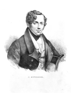 Jakob Meyerbeer (1791-1864) compositeur allemand, gravé par les frères van Lier
