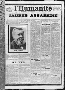 Jaurès assassiné, de L