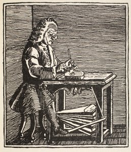 Jean Ruaux, copie par Boris Mestchersky, illustration de Histoire de la Nation Française, Sciences, Volumes I & II, par Gabriel Hanotaux, 1924 - French School