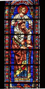 Jérémie avec Saint Luc sur ses épaules - French School