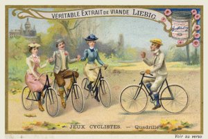 Jeux cyclistes, danse carrée