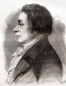 Joseph Lakanal, extrait de Les Merveilles de la Science, publié vers 1870 (gravure) - French School