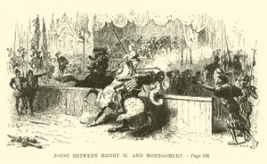 Joute entre Henri II et Montgomery - French School