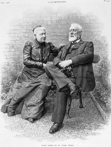 Jules Verne et sa femme