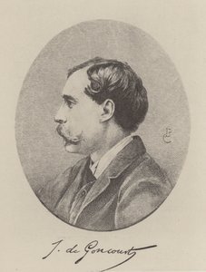 Jules de Goncourt, romancier français (gravure)