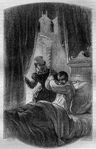 Le roi Charles IX de France (1550-1574) sur son lit de mort vers le 30 mai
