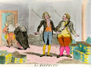 Le roi Louis XVI et le déficit financier - French School