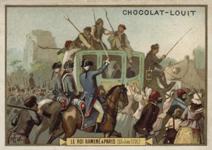 Le roi Louis XVI est ramené à Paris, Révolution française, 25 juin 1791