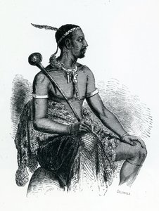 Roi Moshoeshoe Ier (c.1786-1870) 1833 - French School