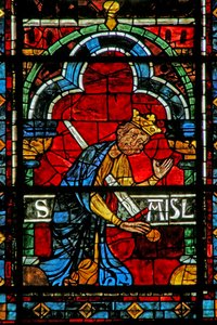 Le roi Saül se suicide - French School