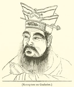 Koung-tseu ou Confucius - French School