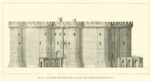 La Bastille, du côté de la Ville, fac-similé d