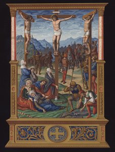 La Calvaire, manuscrit français de la fin du XVe siècle - French School