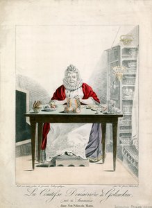 La Comtesse Douairière de Golonkin - French School