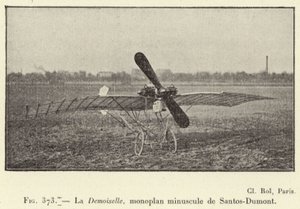 La Demoiselle, monoplan minuscule de Santos-Dumont
