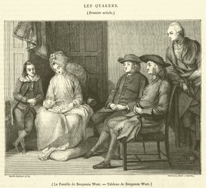 La Famille de Benjamin West - French School