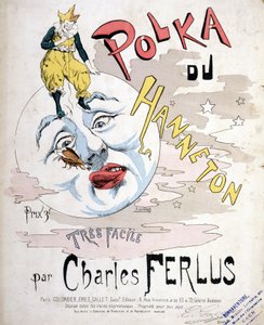 La Polka du Hanneton, par Charles Ferlus - couverture de partition, fin 19ème siècle