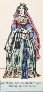La reine Jeanne de Bourbon, femme de Charles V
