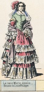 La reine Marie-Amélie, femme de Louis-Philippe - French School