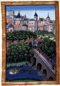 La ville de Lyon - dans "Roman de Palamus, conte de Lion" par Simphorian-Champier
