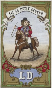 Étiquette pour fil du Petit Palefrenier - French School
