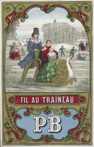 Étiquette pour fil de traîneau - French School