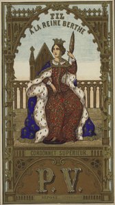 Étiquette pour fil de la Reine Berthe - French School