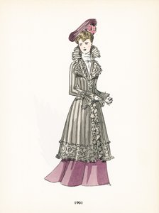 Mode féminine, 1901 - French School