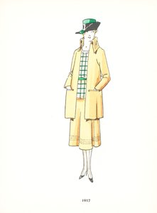 Mode féminine, 1917 - French School
