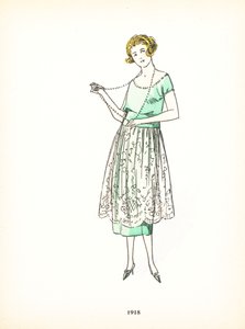 Mode féminine, 1918