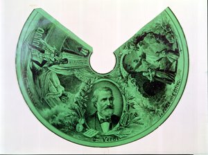 Abat-jour décoré d