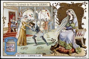 Le Cid de Pierre Corneille (1606 - 1684), chromolithographie Liebig, sd. XIXe siècle