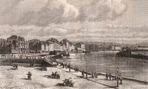 Le Havre - Normandie - gravure dans « La France illustrée : géographie, histoire, administration statistique » par V.A. Malt-Brown. 1884
